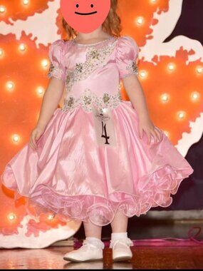 Girls pageant dress